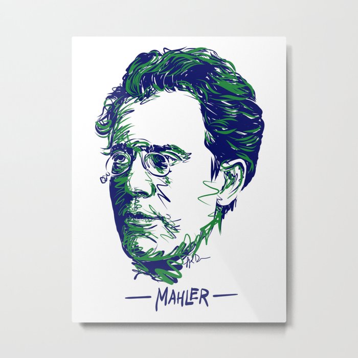Gustav Mahler Metal Print