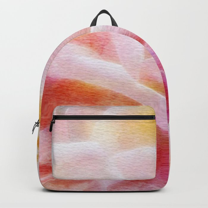 Large Watercolor Roses Backpack