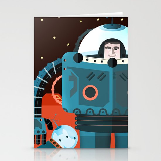Life on mars Stationery Cards