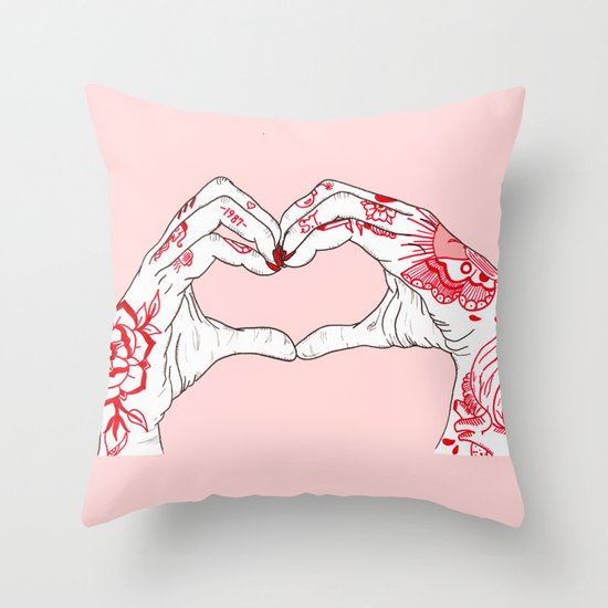 I Heart You Throw Pillow