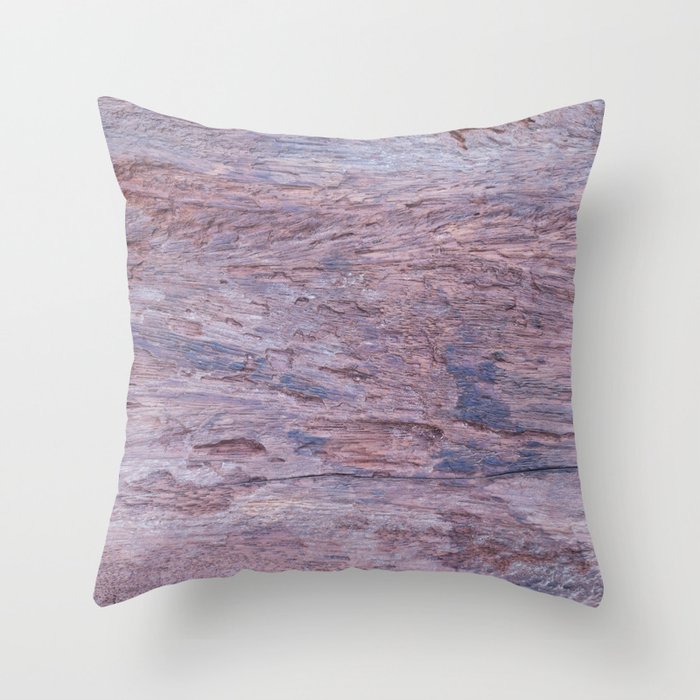 Closeup beautiful surface of old wooden, background texture Throw Pillow