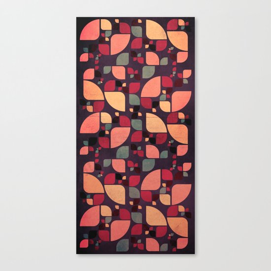 Vintage Butterflies Pattern Canvas Print