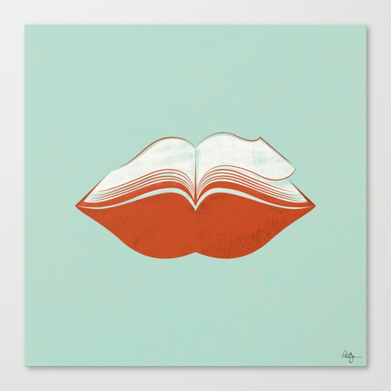 Read My Lips Canvas Print