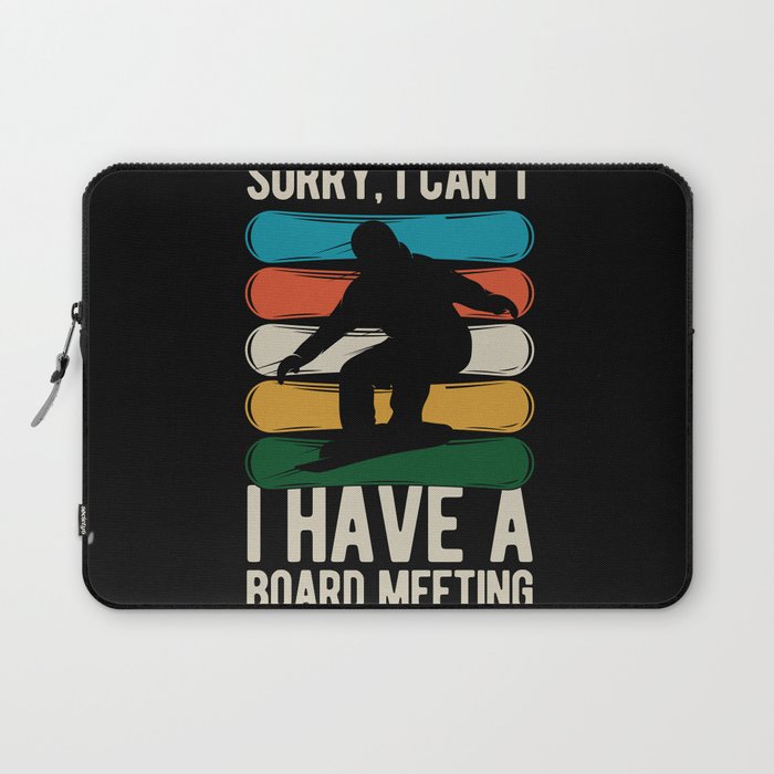 Funny Snowboard Snowboarding Laptop Sleeve