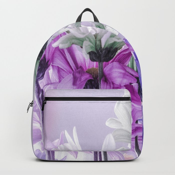 Purple Lavender Flowers Backpack