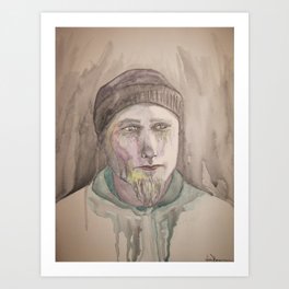 Blinded Art Print | Painting, People, Abstract 