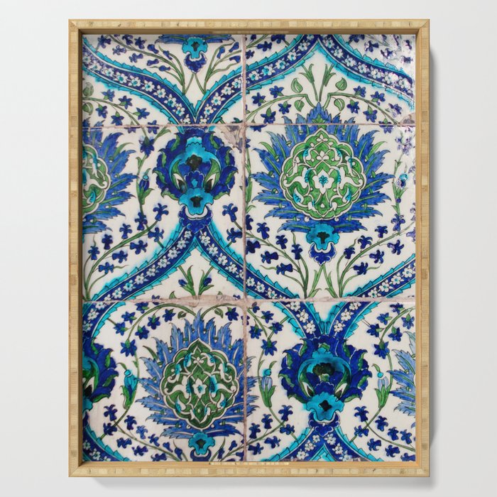 Boho Moroccan Tile Pattern Serving Tray