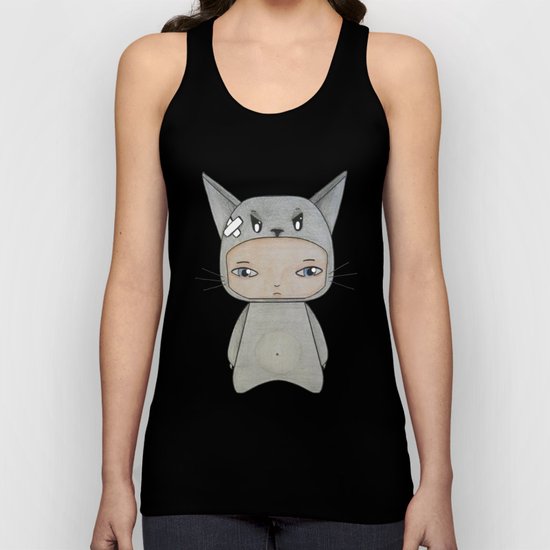 A Boy - Cat Unisex Tank Top
