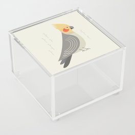 Cockatiel, Bird of Australia Acrylic Box