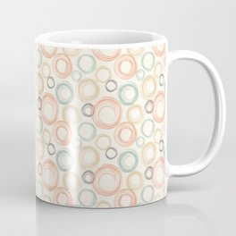 Retro Circles Vintage Pattern Coffee Mug