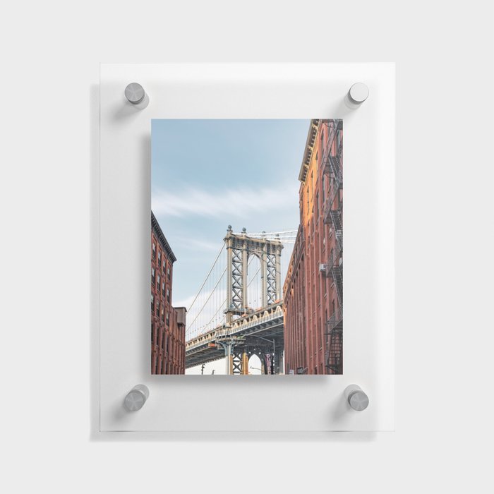 Manhattan Bridge Floating Acrylic Print