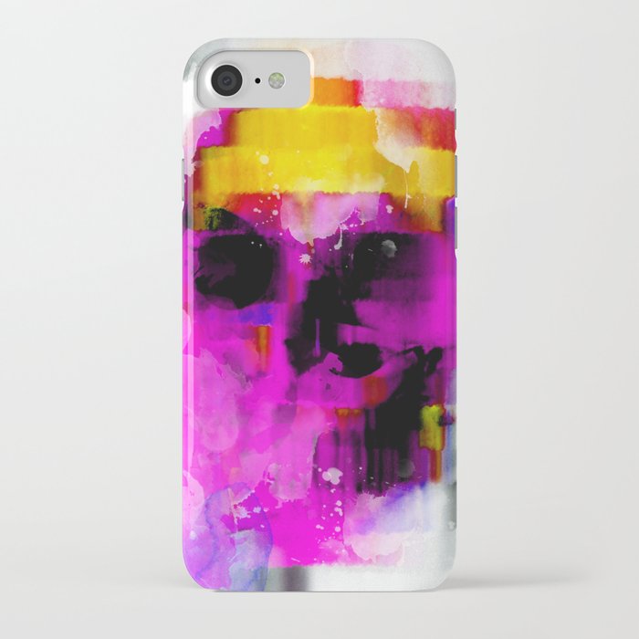 abstrac skull iPhone Case