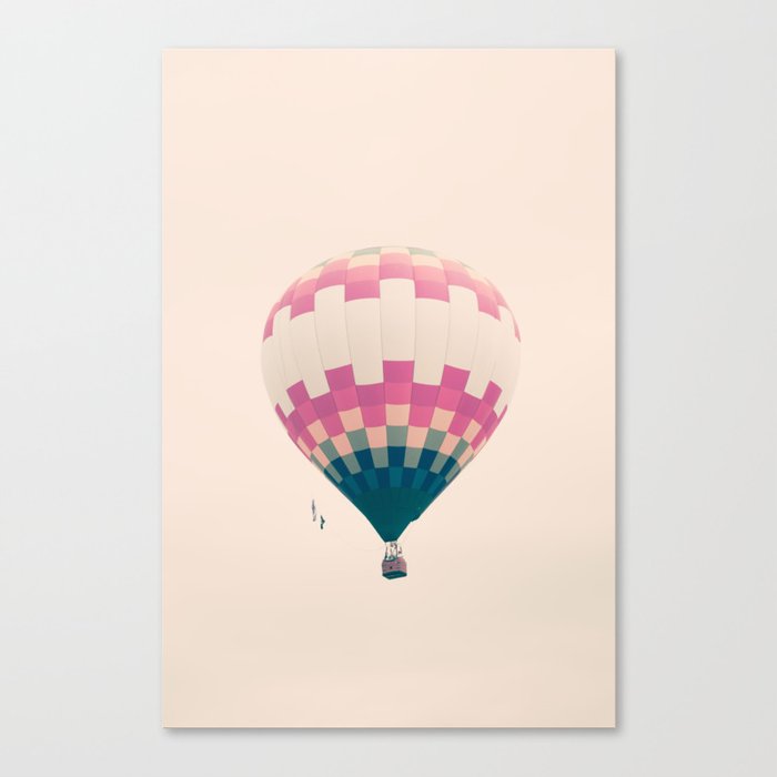Dreamy hot air balloon Canvas Print