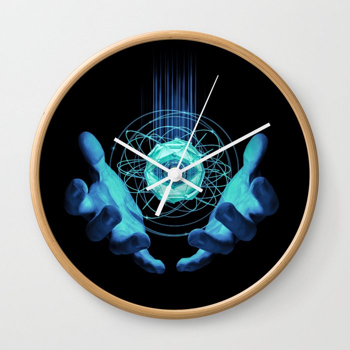 Virtual Reality Check Wall Clock