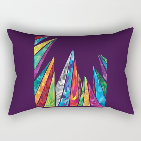 Up to the mountains Rectangular Pillow