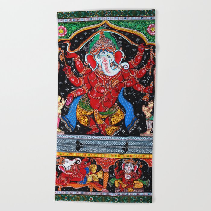 Hindu Ganesha 4 Beach Towel