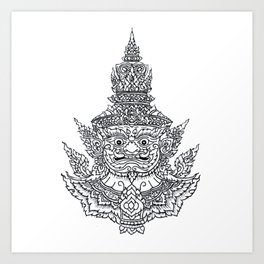 Vessavaṇa Art Print