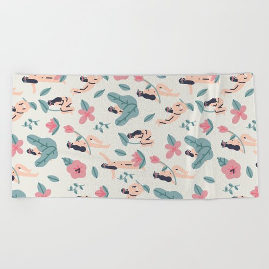 Natural Girls Beach Towel