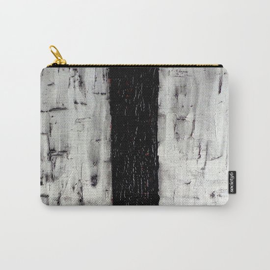 Dark Path - Black and white abstract Carry-All Pouch