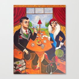 Mystery on the Orient Express Canvas Print