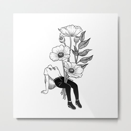 Let me bloom Metal Print