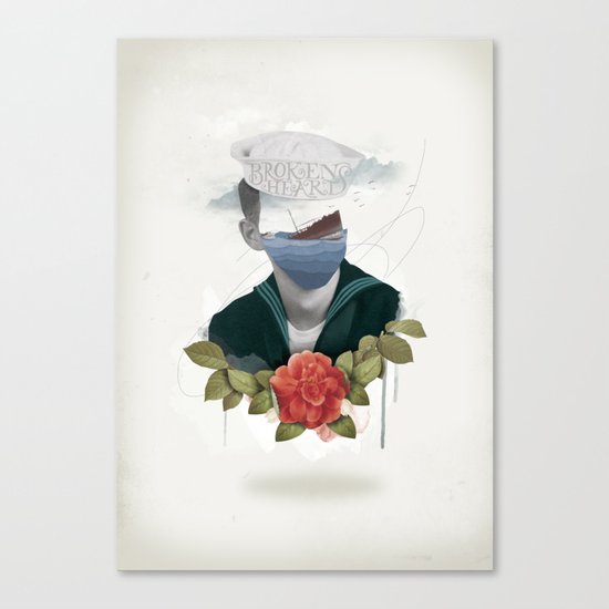 Broken Hearts Canvas Print