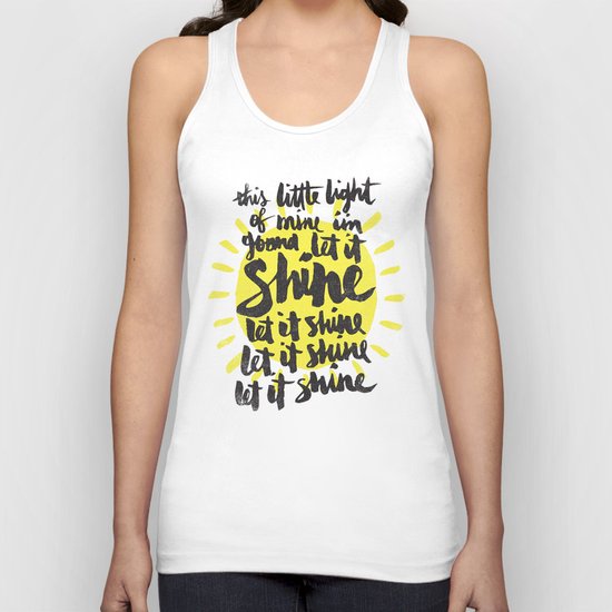 let it shine Unisex Tank Top