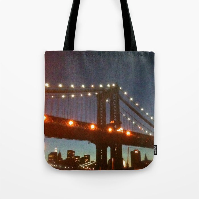 Brooklyn Bridge Night Tote Bag