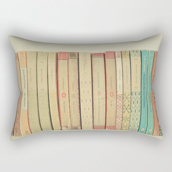 Books Rectangular Pillow