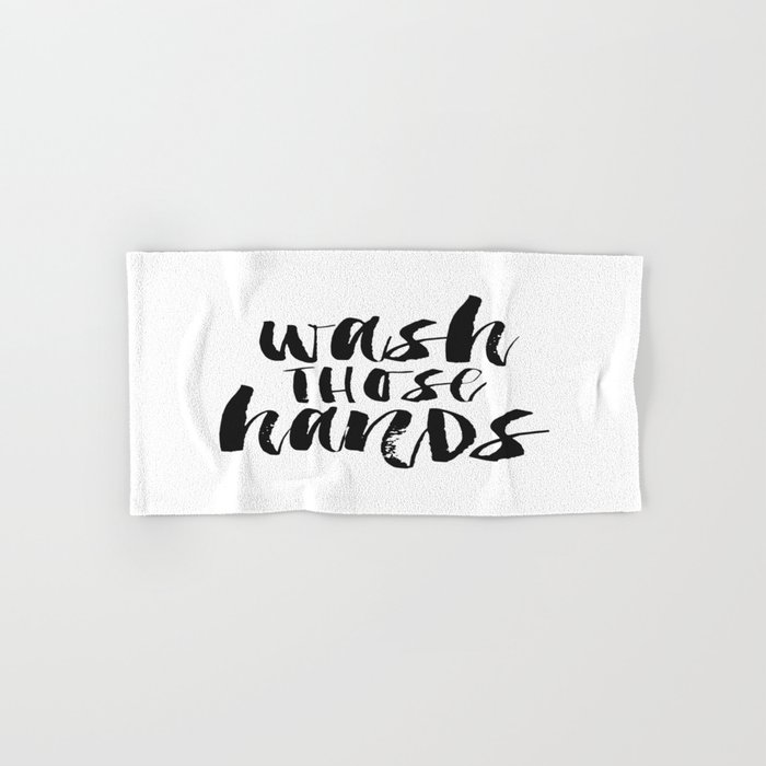 Wash Those Hands Bathroom Decor Home Decor Wall Decor Wall Art