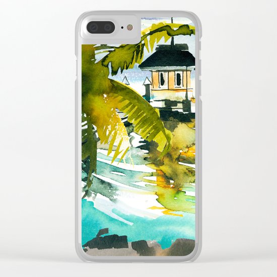 Seascape #1 Clear iPhone Case