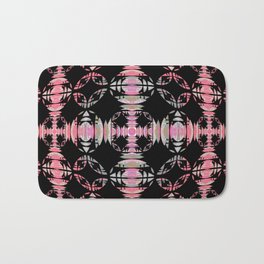 Resonant Ancient Celtic Cross Boho Pink Bath Mat | Cool, Graphicdesign, Trippy, Beautiful, Modern, Color, Cross, Psychedelic, Ancient, Tapestries 