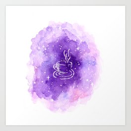 THERE'S COFFEE IN THAT NEBULA Art Print
