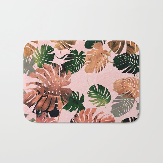 tropical colors Bath Mat