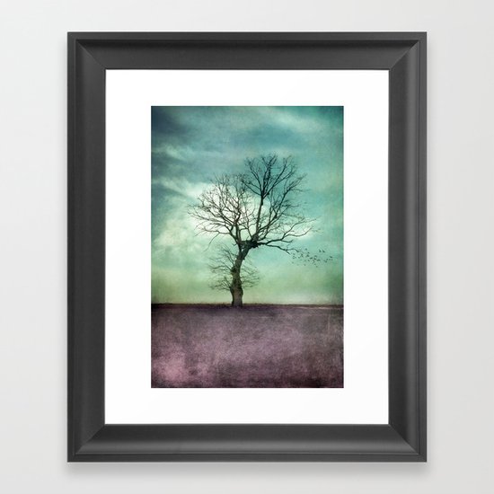 ATMOSPHERIC TREE I Framed Art Print