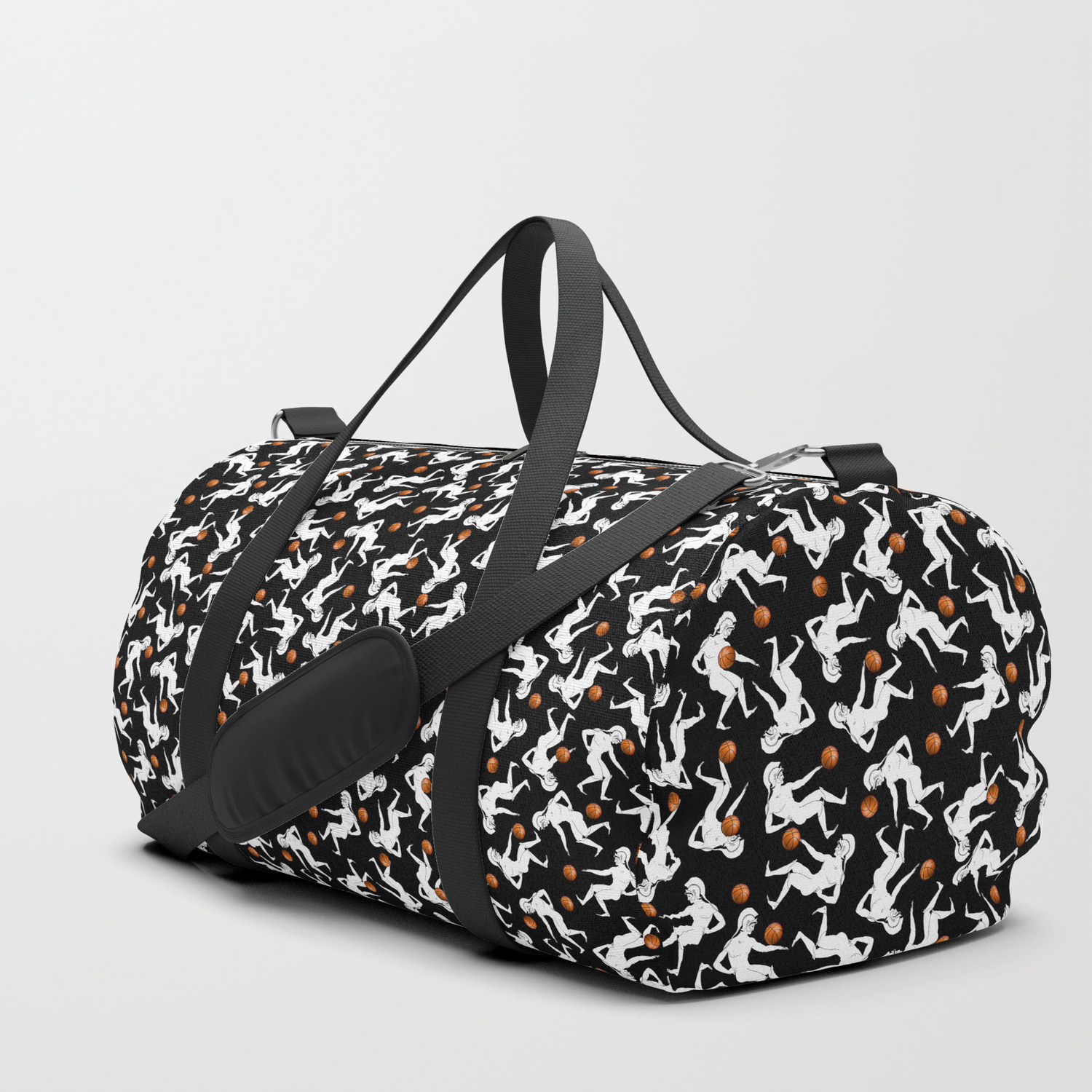 Hoplites Playing Basketball Duffle Bag By Fifikoussout