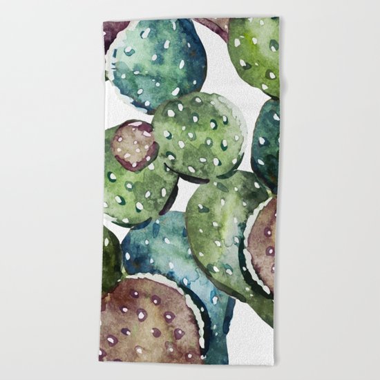 cactus new Beach Towel