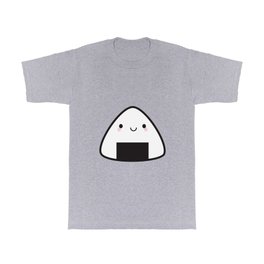 Kawaii Onigiri Rice Ball T Shirt | Food, Illustration, Kawaii, Sushi, Onigiri, Japan, Cartoon, Japanese, Drawing, Happy 