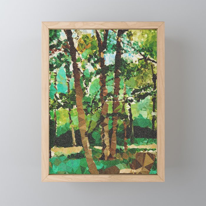 Impressionist Trees After Matisse Framed Mini Art Print