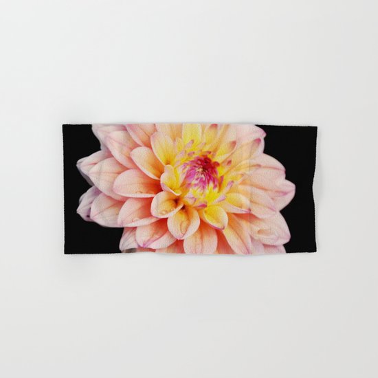 Light Pink Dahlia #2 Hand & Bath Towel