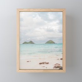 The Mokes at Lanikai Beach Framed Mini Art Print