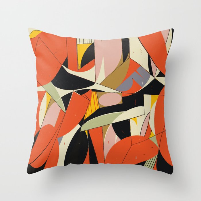 Untitled Painting #22 Throw Pillow