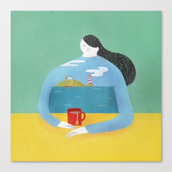 Sea Shirt Canvas Print