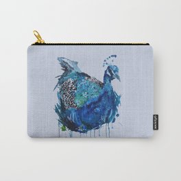 Paint splat Peacock Carry-All Pouch