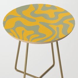 13 Abstract Swirl Shapes 220711 Valourine Digital Design Side Table