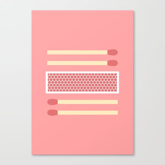 #75 Matches Canvas Print