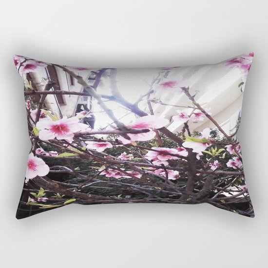 Αlmond tree Rectangular Pillow