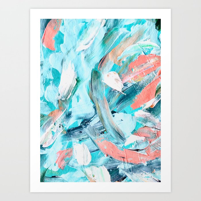 Soft Wave, Abstract Art Print