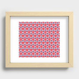 Ring Ring - Red Recessed Framed Print