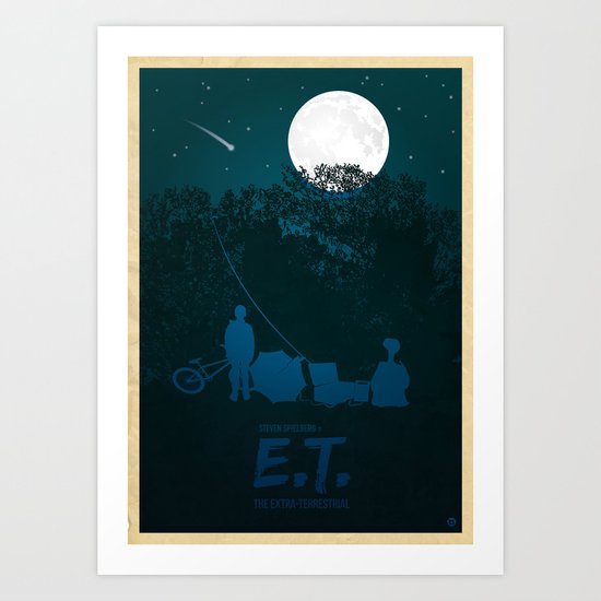 STEVEN SPIELBERG'S E.T. Art Print